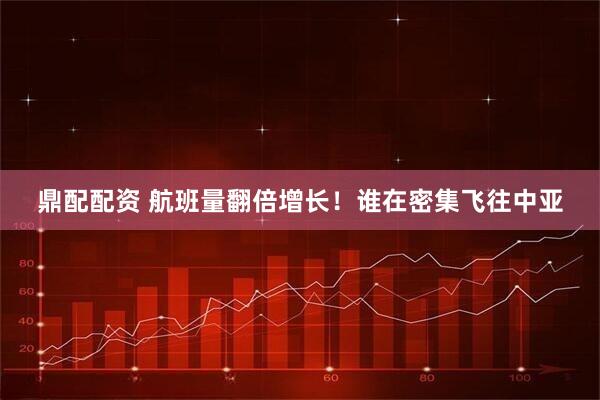鼎配配资 航班量翻倍增长！谁在密集飞往中亚
